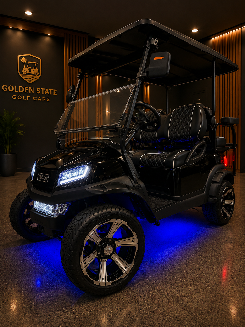 Club Car Tempo – Black Sapphire 4 Passenger