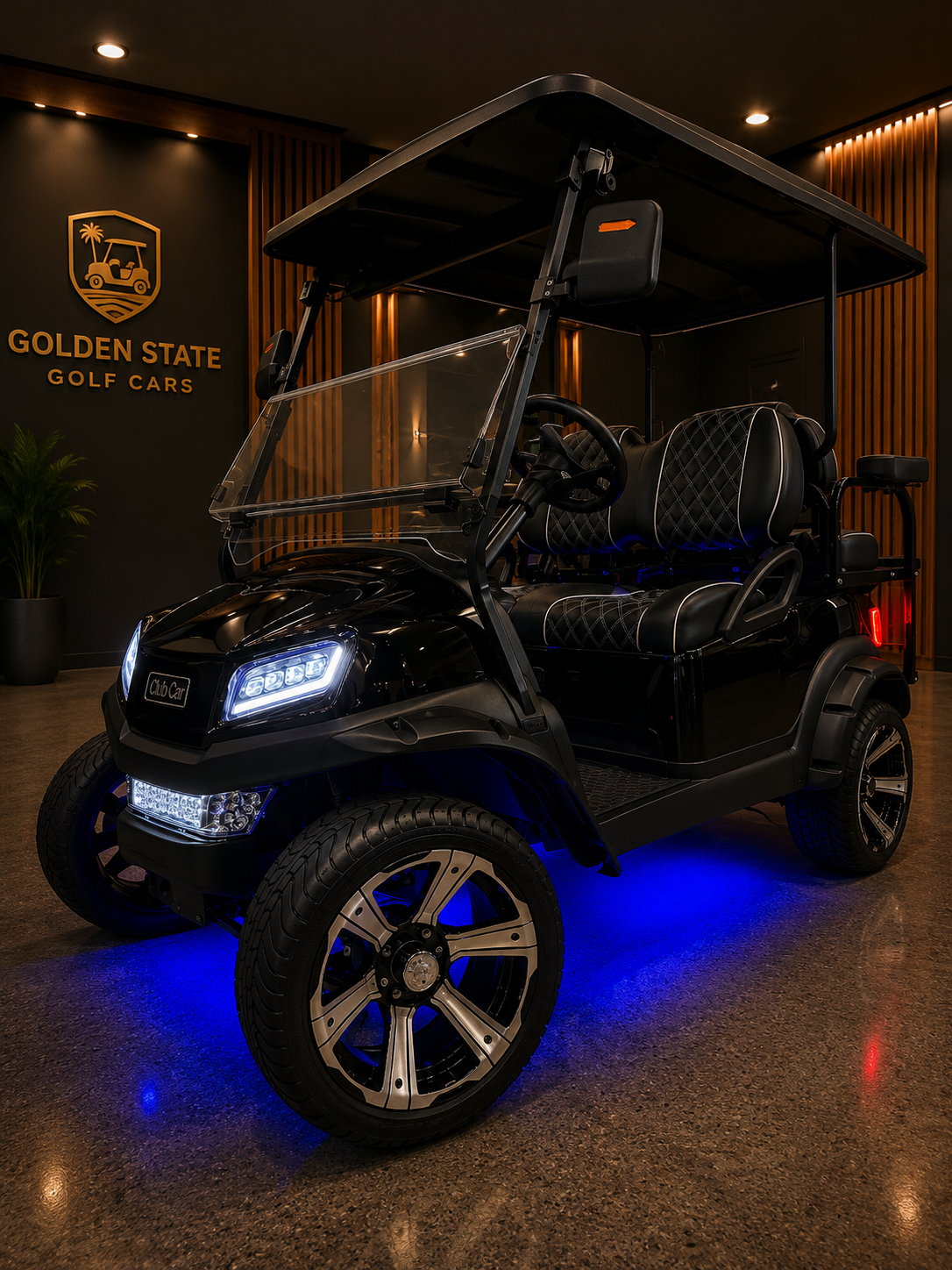 Club Car Tempo – Black Sapphire 4 Passenger